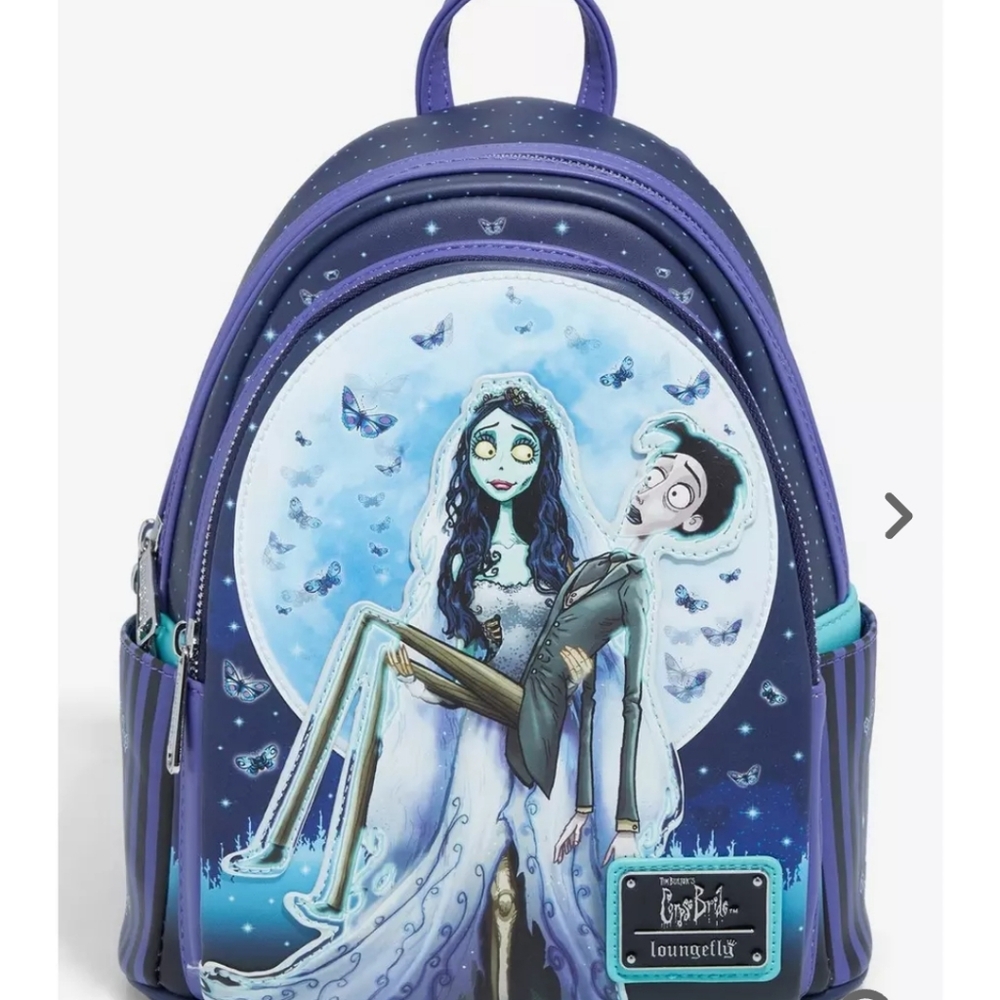 Corpse Bride Loungefly mini backpack and wallet
